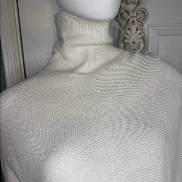 Curvy Cream Turtle neck sweater size extra small oversized. - Picture 4 of 14